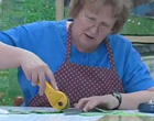 Photo of artist Ree Nancarrow, who was commissioned to create a fabric art piece for the new Eielson Visitor Center