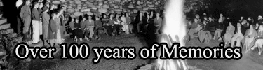 Over 100 years of Memories:  A Night Program with a Large Bonfire