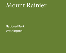 Mount Rainier National Park