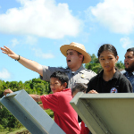 park ranger giving a riveting talk