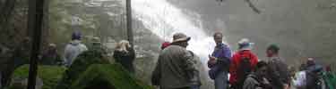 Visitors to Whiskeytown Falls