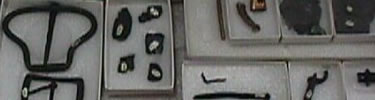 several iron objects from museum collection