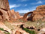 Rainbow Bridge With Navajo Mountain