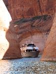 Tour Boat Entering (Rainbow) Bridge Canyon