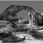 Morning at Rainbow Bridge (B&W)