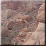 aerial image of rainbow bridge