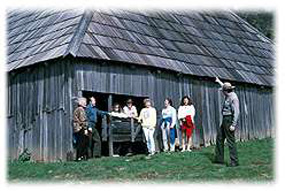 Historic Dolason barn in the Bald Hills