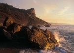 Sunset on Rocky Coast
