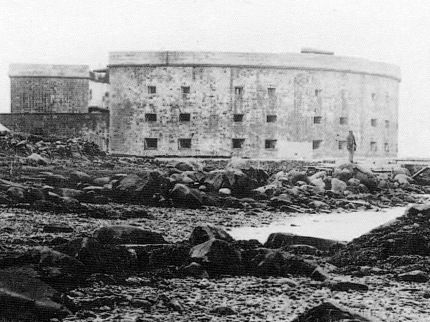 Civil War era photo of Castle Williams
