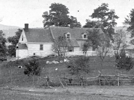 Wartime photo of the Roulette house