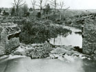 Historic photograph of Stone Bridge after it was destroyed by the Confederates