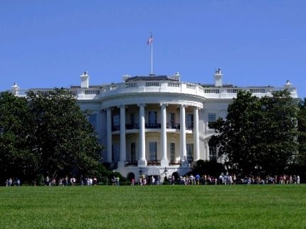 Modern photo of south façade of the White House