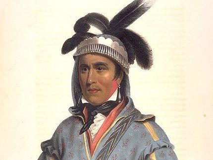  Painting of Creek Chief Opotheyehala