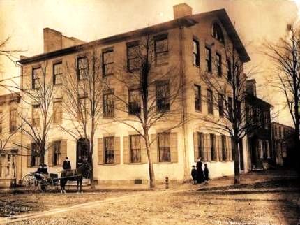 The David Wills home, where Abraham Lincoln spent the night prior to delivering the Gettysburg Address