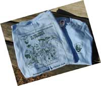 t-shirt with EARTH logo