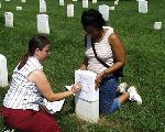 Tombstone Rubbing