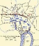 Map of Battle of New Market Heights Sept. 29, 1864