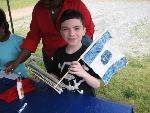 Making Flags at National Junior Ranger Day