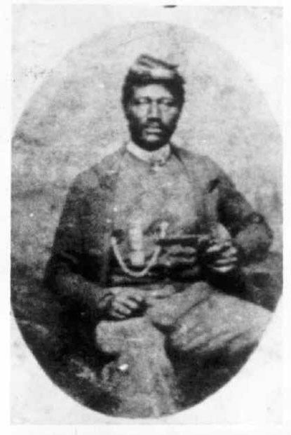 James Harris in his Civil War uniform