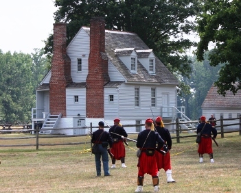 Watt House on the Gaines' Mill battlefield