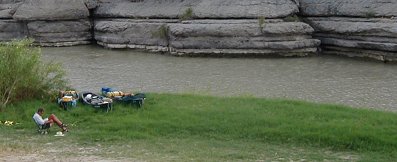 A quiet moment along the river