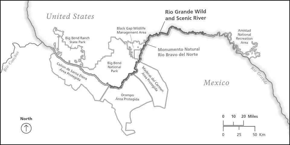 Map of the Rio Grande Wild and Scenic River Map of the Rio Grande Wild and Scenic River