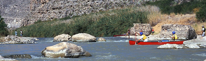Running the Las Palmas Rapids