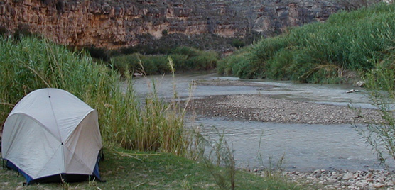 A Lower Canyons camp