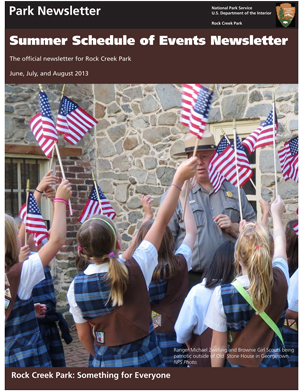 cover Rock Creek Park Summer 2013 Newsletter