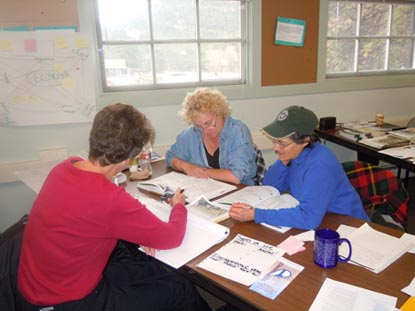 Participants learn in a teacher workshop.
