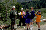 a photo of a ranger led walk