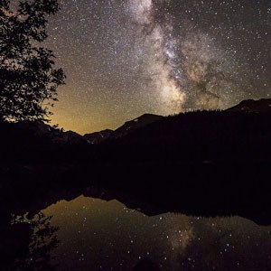 Milky Way above Bear Lake