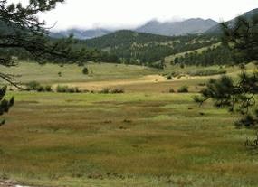Photo scenic view of beaver meadows