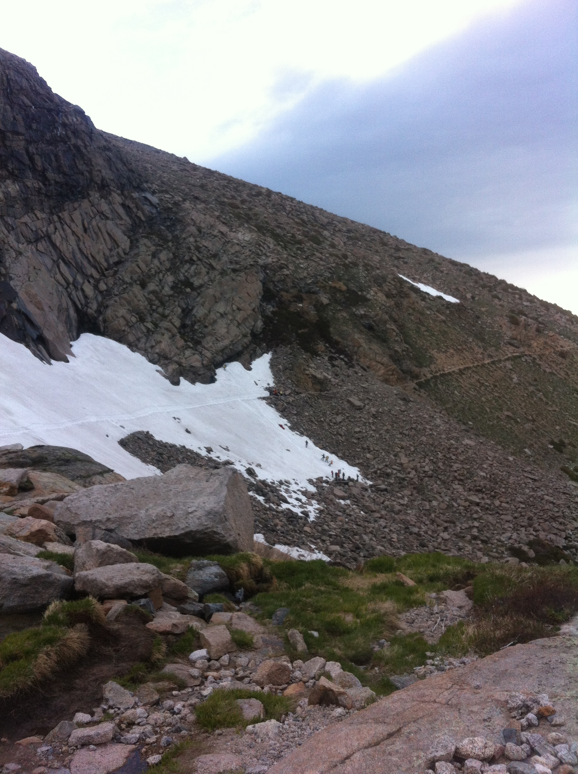 Rescue On Snowfield Near Chasm Lake June 15 2013