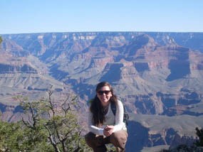 Ranger Chelsea at the Grand Canyon