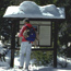 a photo of a snowshoer at Wild Basin