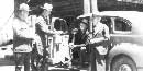 a photo of Abner Sprague buying a pass to Rocky Mountain National Park