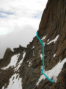 Photo the Narrows, as viewed from the  Homestretch, June 26, 2009