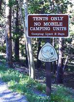 Longs Peak Campground Sign