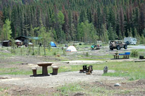 Photo tent sites in Timber Creek Campground