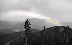 Rainbow over Deer Mountain