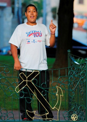 Student at new Speakers Corner