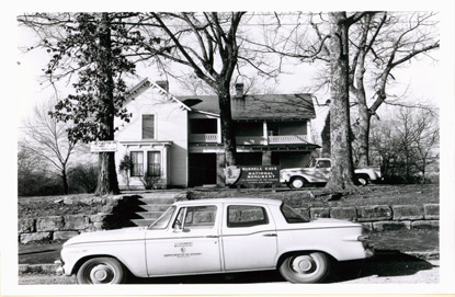 Russell Cave Head Quarters before visitor center was built
