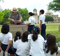 Hands on activities are a part of the Education Programs.