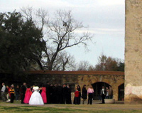 A wedding at Mission San José Church A wedding at Mission San José Church