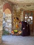 Franciscan at Mission Espada Convento