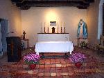 Interior of Mission Espada's Church