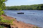 Boat Landing on Sandy Shore