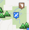 Google map with icons