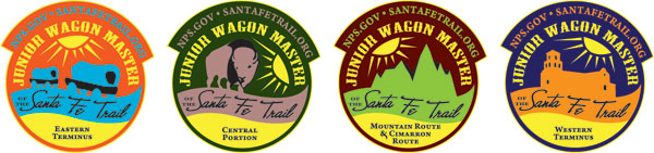 Four Junior Wagon Master patches